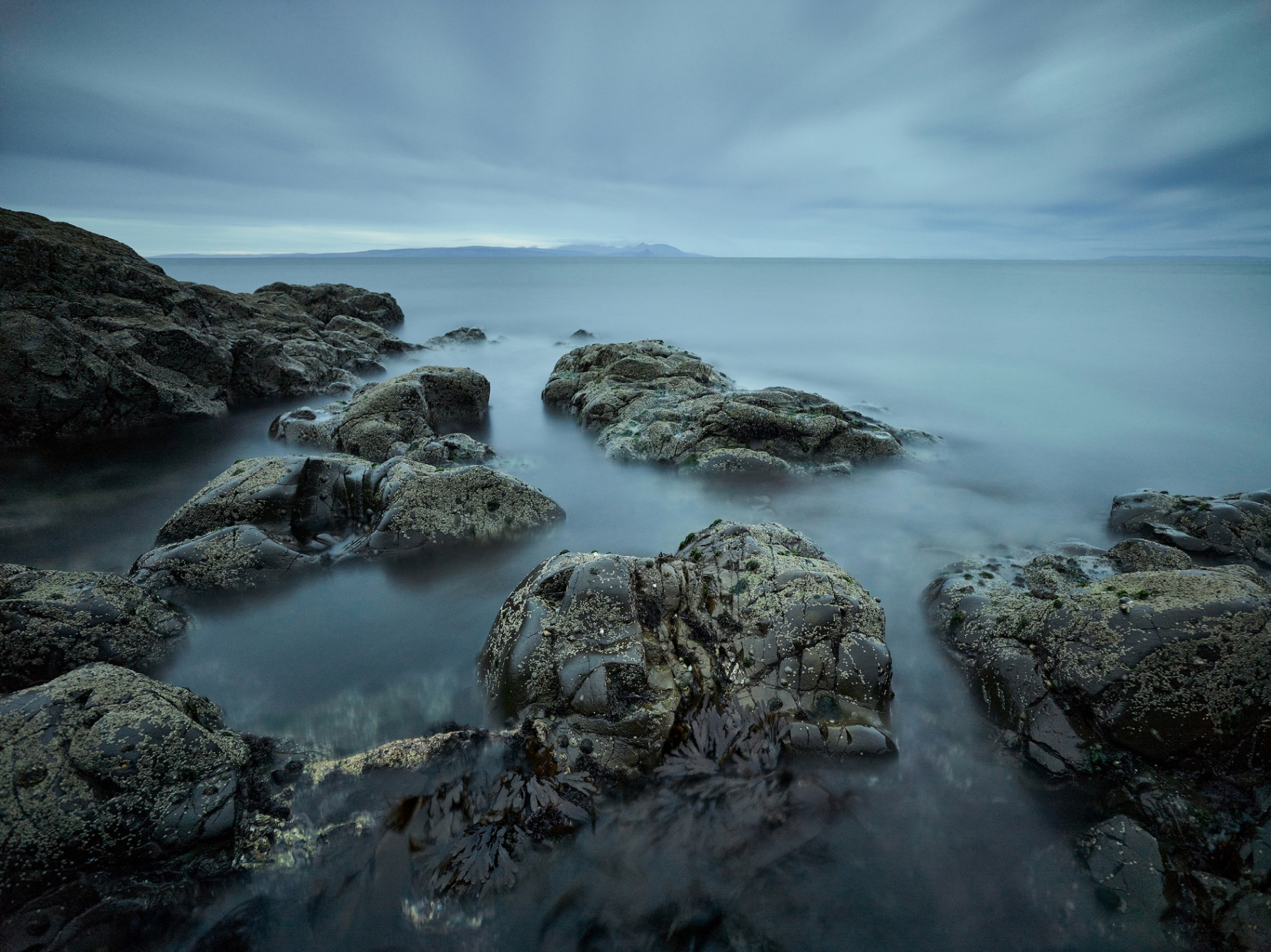 Dramatic long-exposure coastal seascape - Scottish photography by Jason Baxter