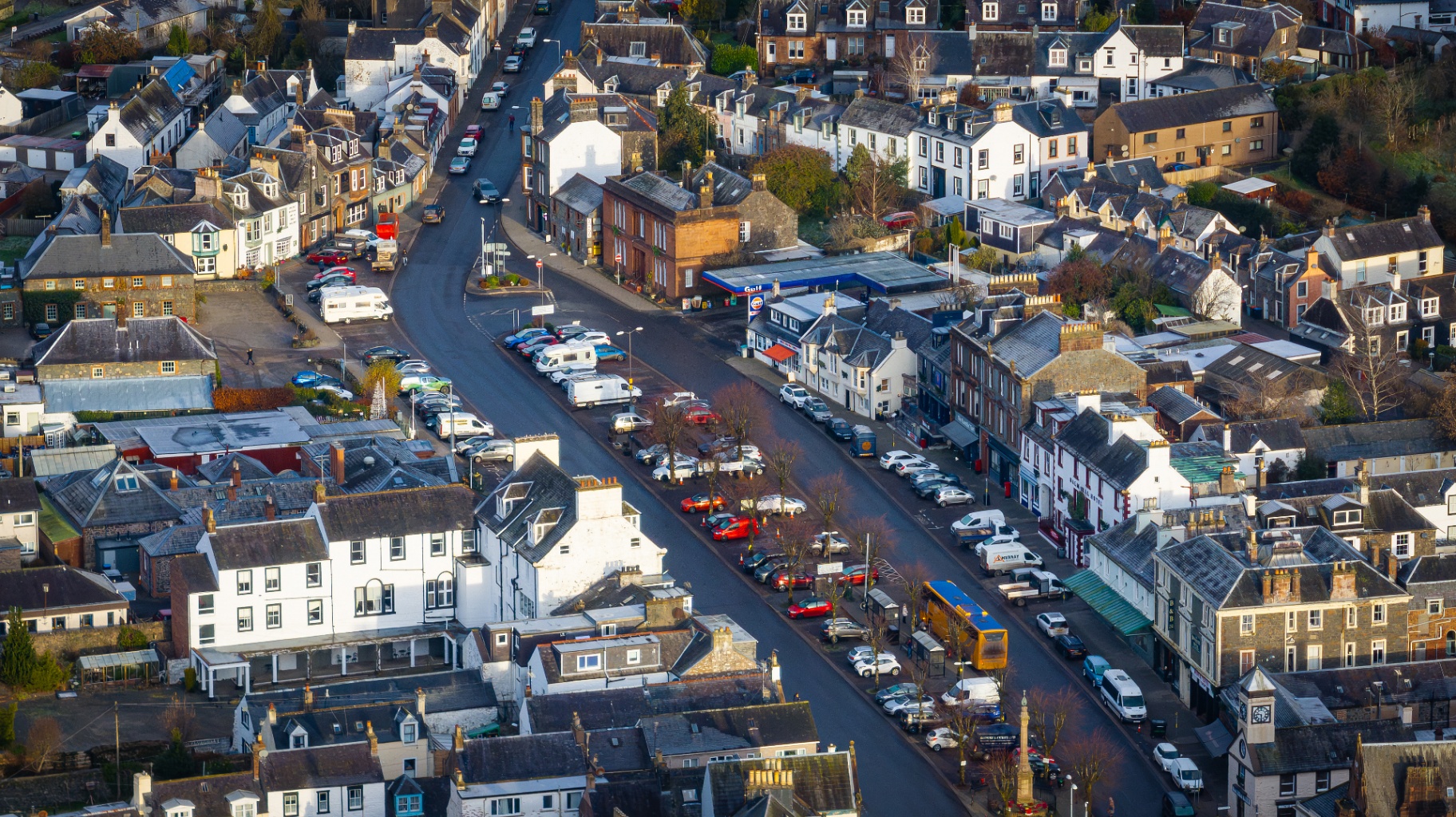 Moffat town aerial photography