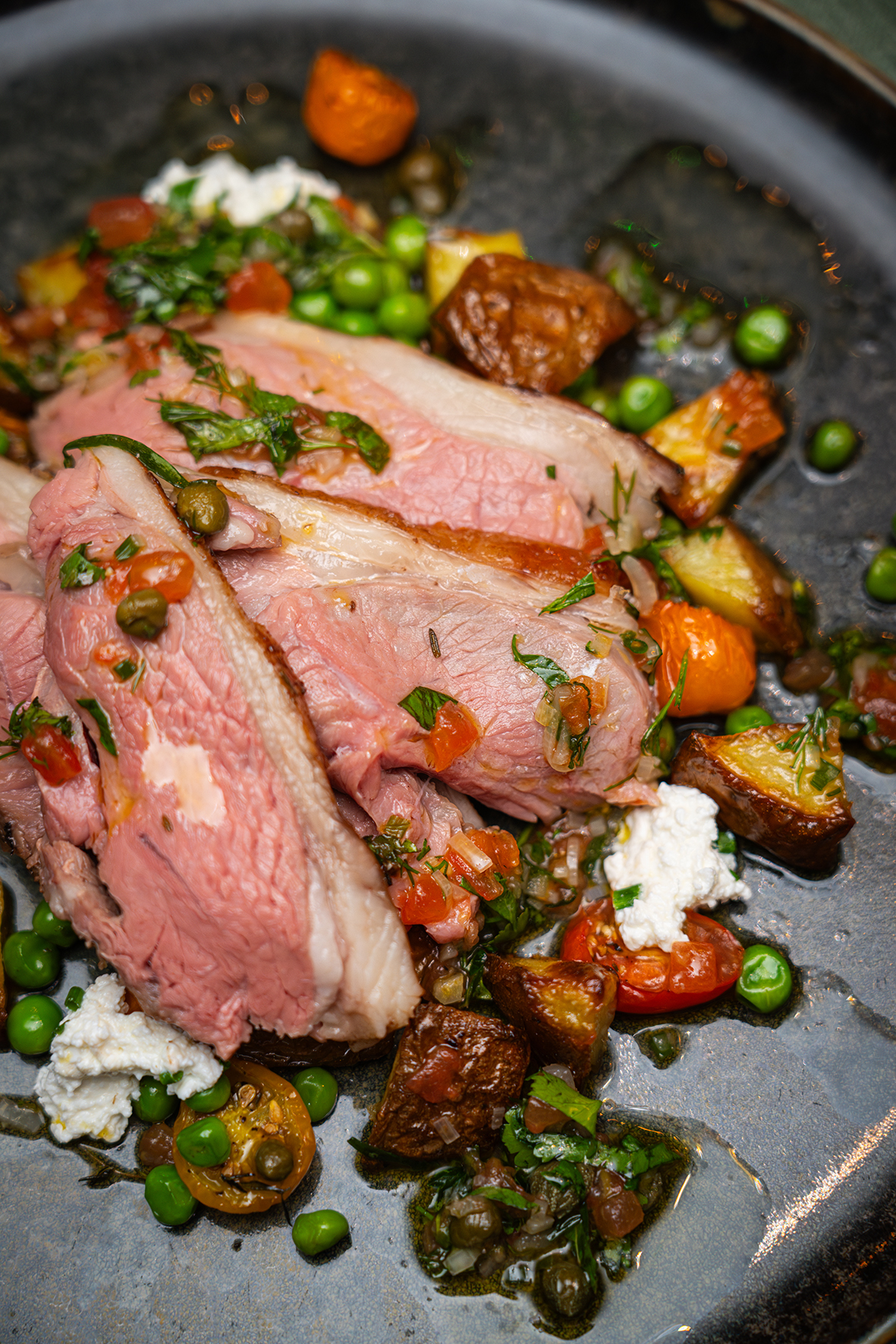 Gourmet dining experience at private event