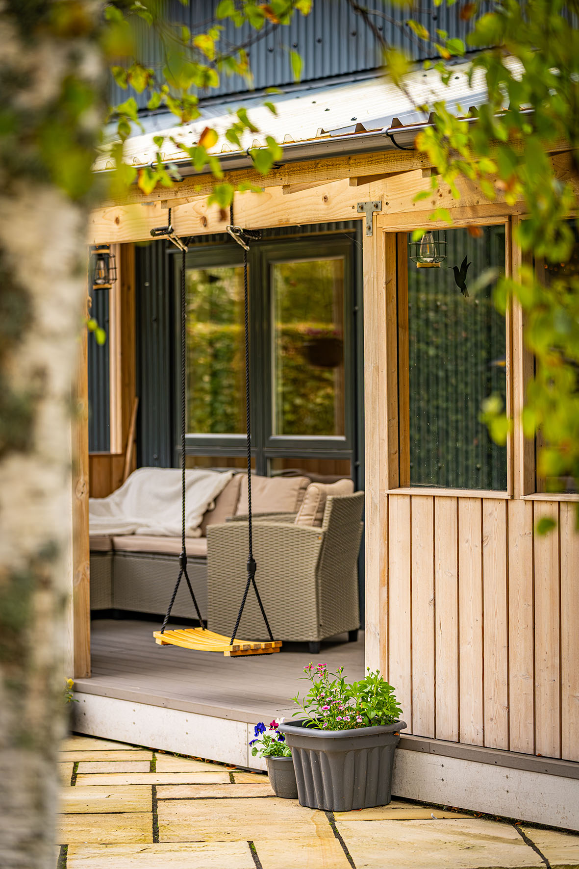 Architecture photography - greenhouse garden room