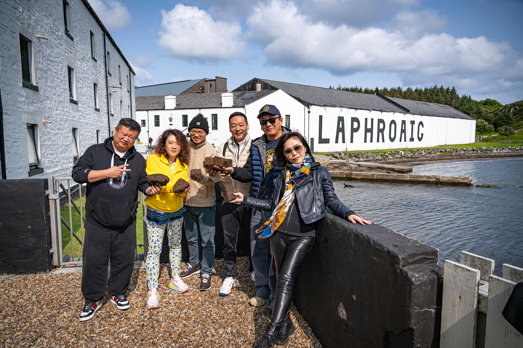 Group experience at Laphroaig distillery